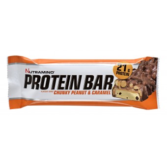 Nutramino Protein Bar – 60g - Chunky Peanut & Caramel 